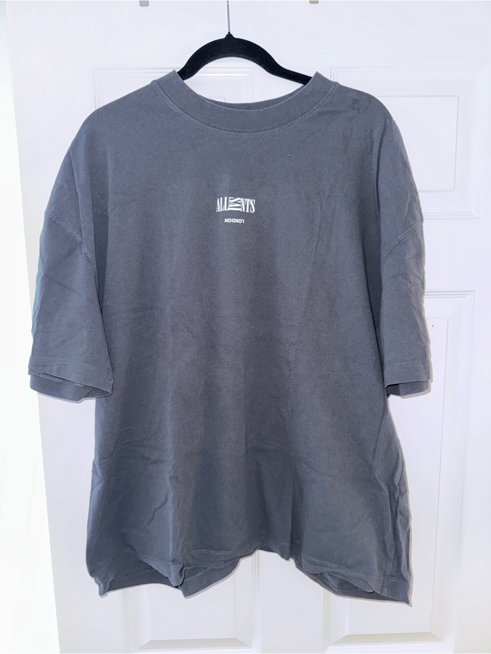 All Saints Men’s XL Graphic Tee Gray